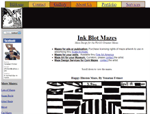 Tablet Screenshot of inkblotmazes.com